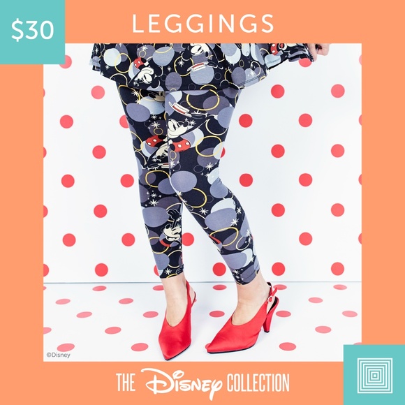NWT LuLaRoe Disney Tall & Curvy Leggings - MYSTERY - Picture 2 of 3